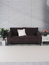 Тонкий ковер-циновка ECO 2001A BEIGE