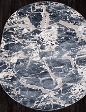 Ковер EFOR Carpet STAR P0991 D.BLUE / D.BLUE Овал