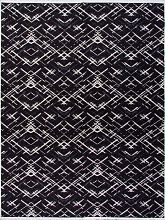 Тонкий ковер килим двухсторонний NUN KILIM NUN11 BLACK